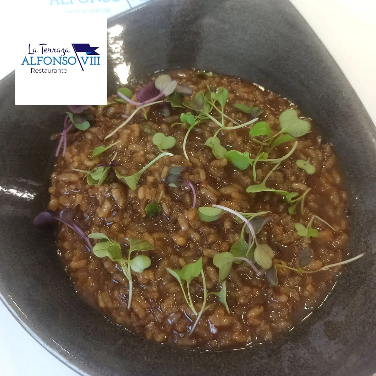 Arroz meloso de rabo de toro ligado con quesos manchegos
